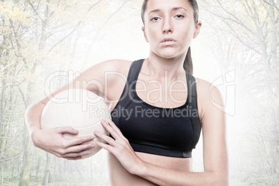 Volleyballspielerin