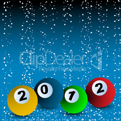 2012 Billiard ball arrangement