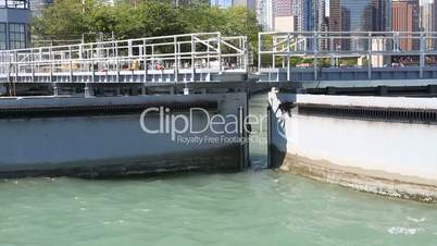 Chicago Harbor Lock (Two Shots)