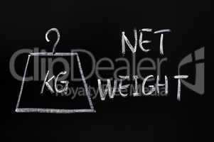 Net weight