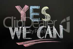 Yes we can