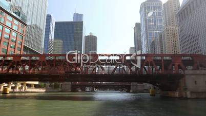Floating Down Chicago River Time Lapse