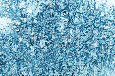 patterns of ice crystals