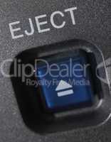 Macro shot of the "Eject" button