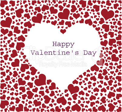 Pattern hearts, Happy Valentine's Day