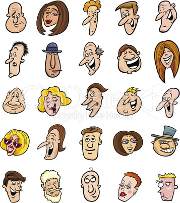Cartoon faces