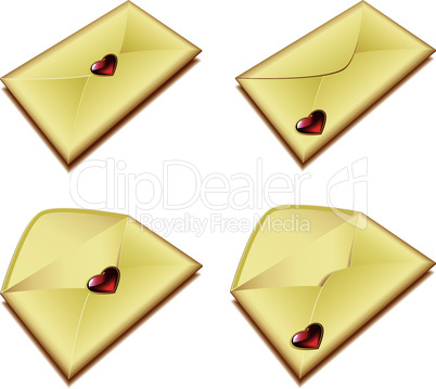 envelope with a heart