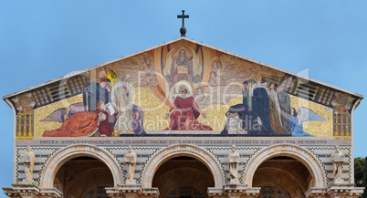 Mosaic on the Curch of All Nations in Jerusalem