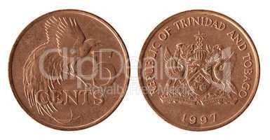 Trinidad and Tobago coin (1997 year)