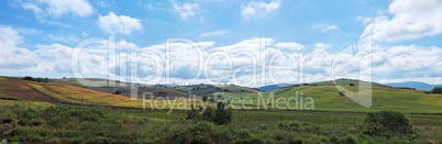 Green Mediterranean hills