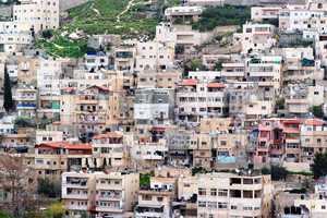Arab Silwan village in East Jerusalem