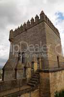 Tower of Almodovar Del Rio medieval castle in Spain