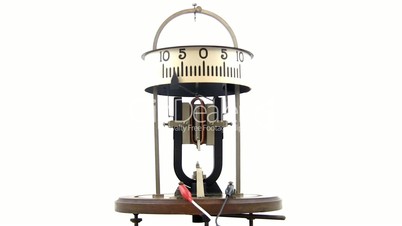 Vintage physics lab galvanometer