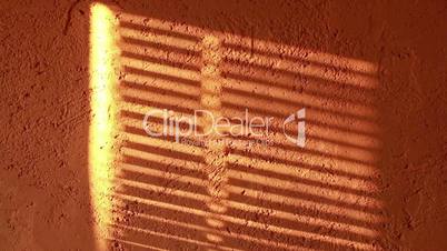 Blinds Shadow on the Wall Flashing