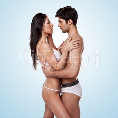 Loving Romantic Young Couple