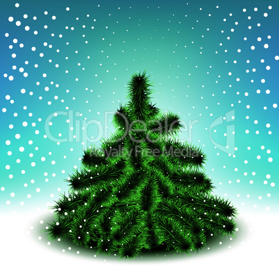 Little fluffy Christmas tree