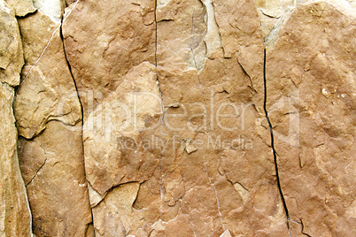 stone rock with cracks