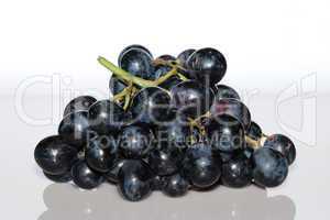 blue grapes from the front