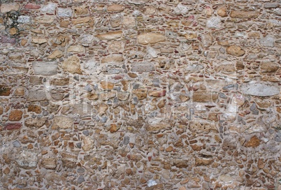 Ancient stone wall texture