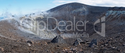 Grand (Fossa) crater of Vulcano island near Sicily, Italy