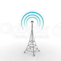 Mobile antena. Communication concept