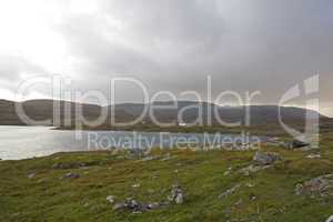 coastal landscape on scottish isle