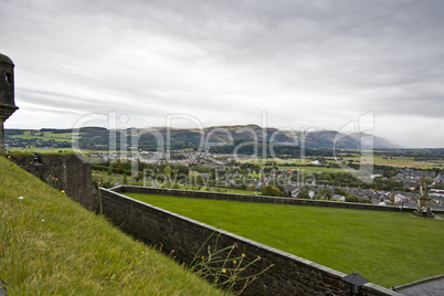 view over stirling (scotland - uk)