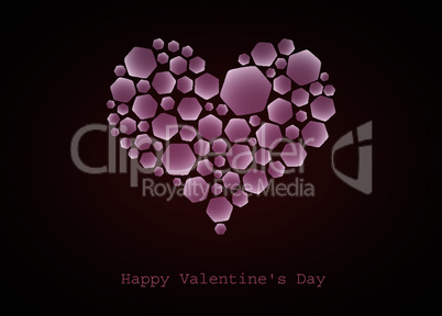 Happy Valentine's Day, heart, vector