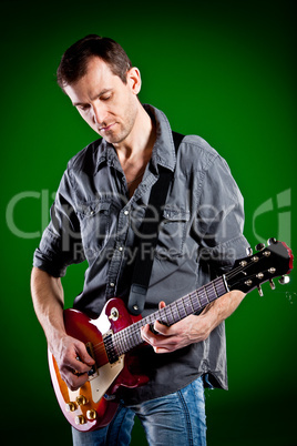 man with a guitar