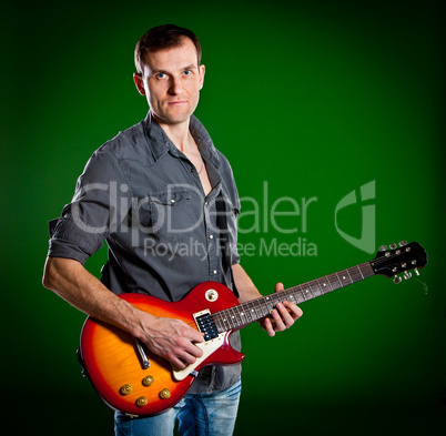 man with a guitar