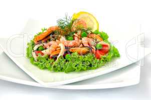 Salad "seafood mix"