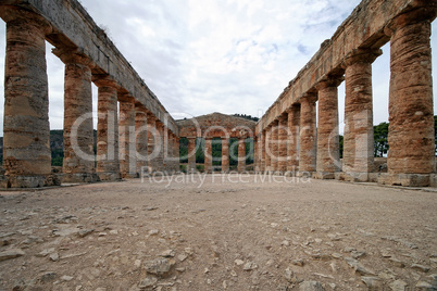 Dorischer Tempel in Segesta, Sizilien