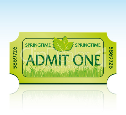 Springtime ticket admission