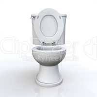 3D WC offen frontal
