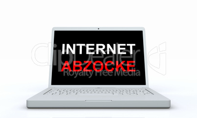 Notebook Konzept - Internet Abzocke