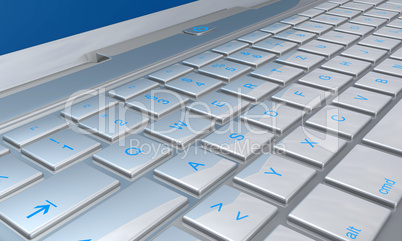 Laptop Tastatur modern