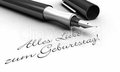 Alles Liebe zum Geburtstag - Stift Konzept