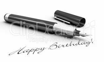 Happy Birthday - Stift Konzept