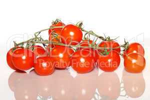 close up red tomatos