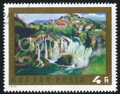 Waterfall at Jajce