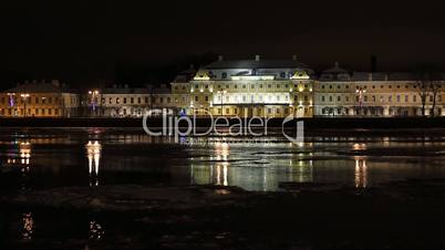 St Petersburg, The Menshikov Palace at night