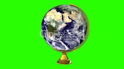 Erde - Globus - Green Screen
