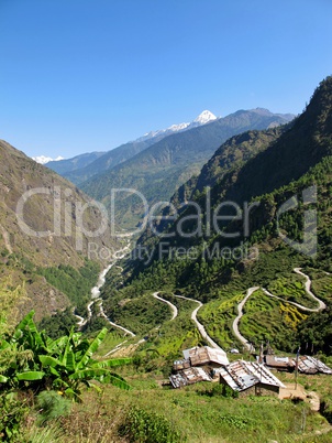 Beautiful landscape in Nepal