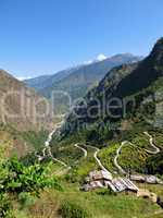 Beautiful landscape in Nepal