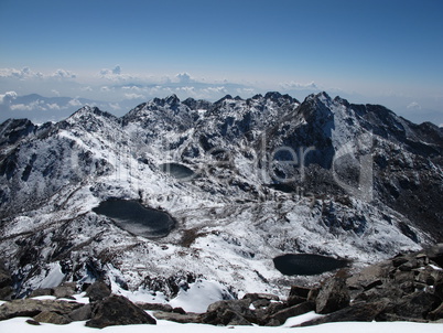 Lakes near  Gosainkund, Nepal