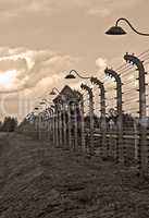 Auschwitz Birkenau concentration camp.