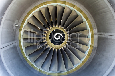 Jet engine detail.