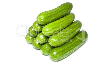 Green cucumbers