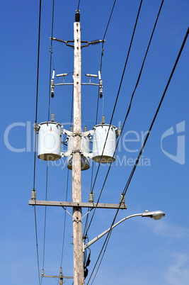 Electrical pole.