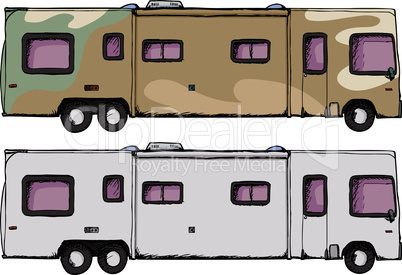 Long RV Camper